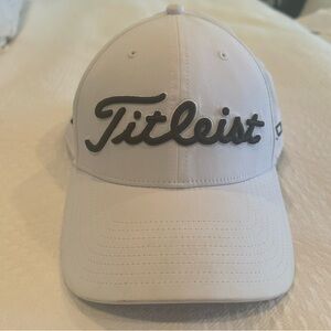 White Titleist Golf Hat - Barely Worn Slight Wear